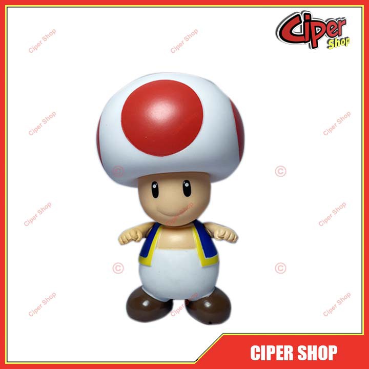 Mô hình Toad 12cm - Mô hình Mario - Figure Toad 12cm