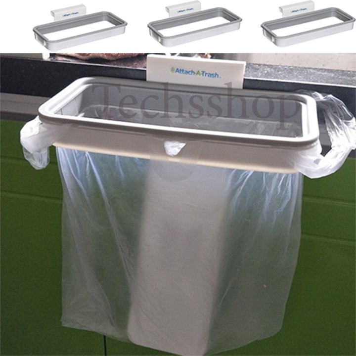 Giá treo túi đựng rác tiện lợi - Attach a trash - kệ treo túi rác di động