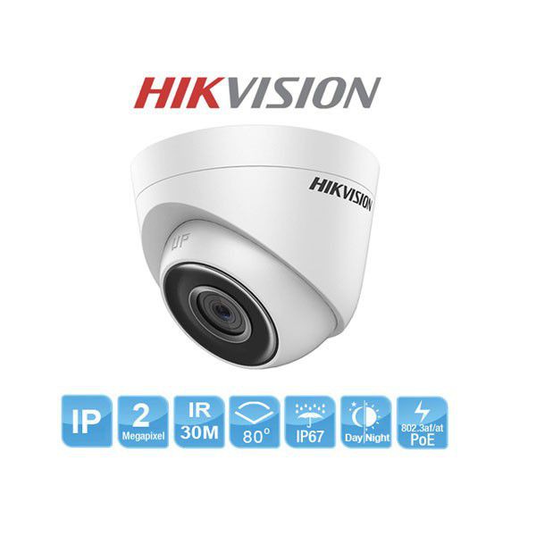 Camera IP Dome hồng ngoại 2.0 Megapixel HIKVISION DS-2CD1323G0E-I(L) | BigBuy360 - bigbuy360.vn