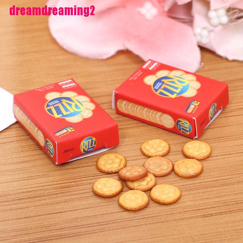 Mô Hình Hộp Bánh Quy Mini Tỉ Lệ 1 / 6 Trang Trí Nhà Búp Bê