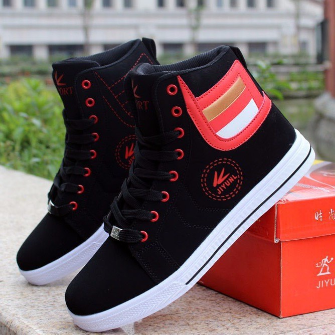 Giày nam cao cổ G18-Đen