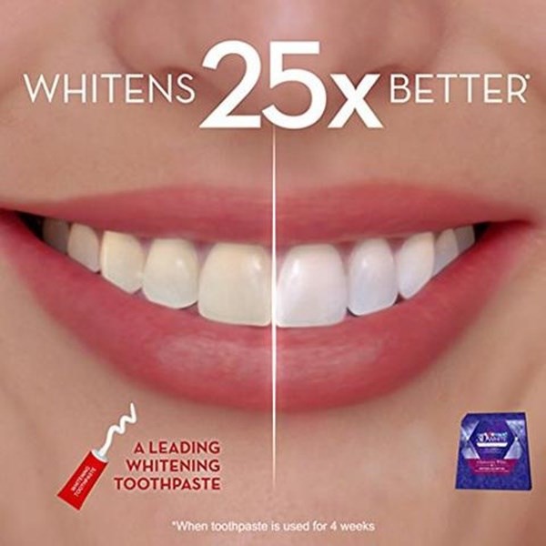 Miếng dán trắng răng Crest 3D White - Mỹ