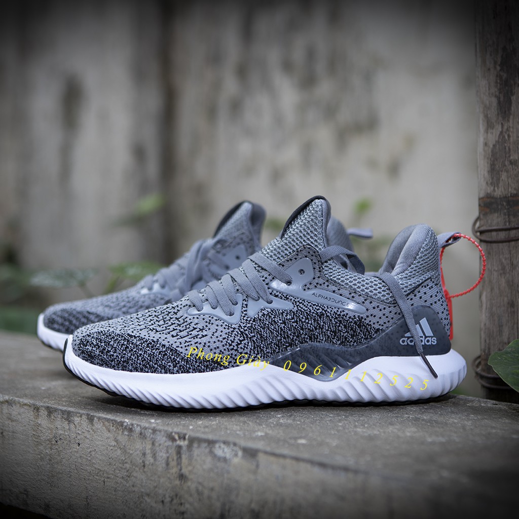 Giày sneaker nam giày thể thao nam Alphabounce Beyond Alphabounce muối tiêu fullbox - freeship