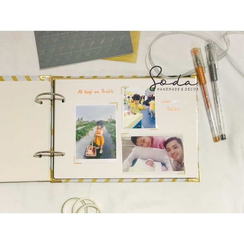 Album ảnh/ Album ruột trơn/Mini Scrapbook/Nhật ký ảnh