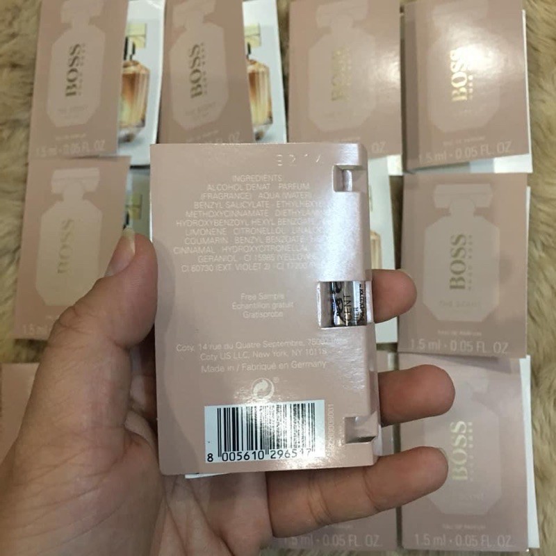 Vial mẫu thử nước hoa nam nữ Hugo Boss the Scent/Bottle 1.5ml | BigBuy360 - bigbuy360.vn