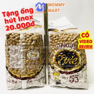 Trân Châu Đen Caramen Evie Thái Lan Gói 1 Kg, Tặng Ống Hút Trà Sữa INOX 304, Trân Trâu Thái Thơm Ngon Bổ dưỡng Mommymart