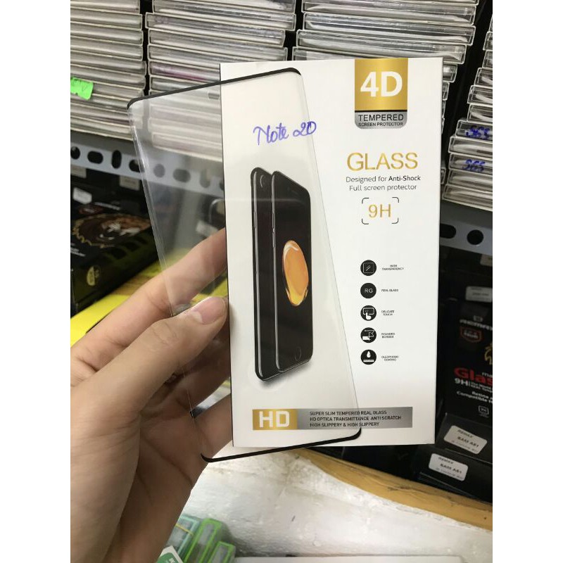 Kính cường lực 4D cho Samsung Note 20/ Note 20 Ultra full toàn bộ màn hình