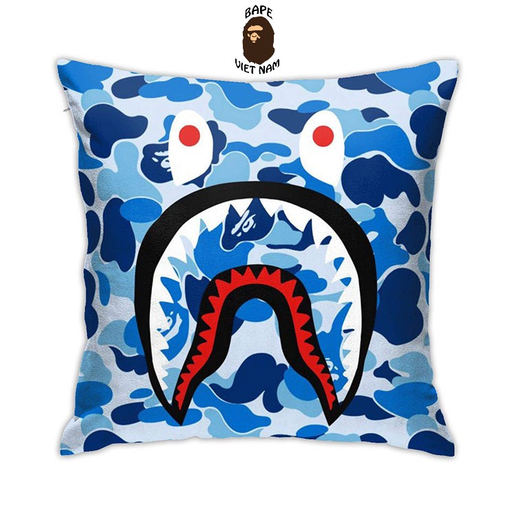 Vỏ gối Sofa Bape nhiều mẫu, nhiều phối màu, chất liệu Cotton, kích thước 45x45cm Bape Việt Nam