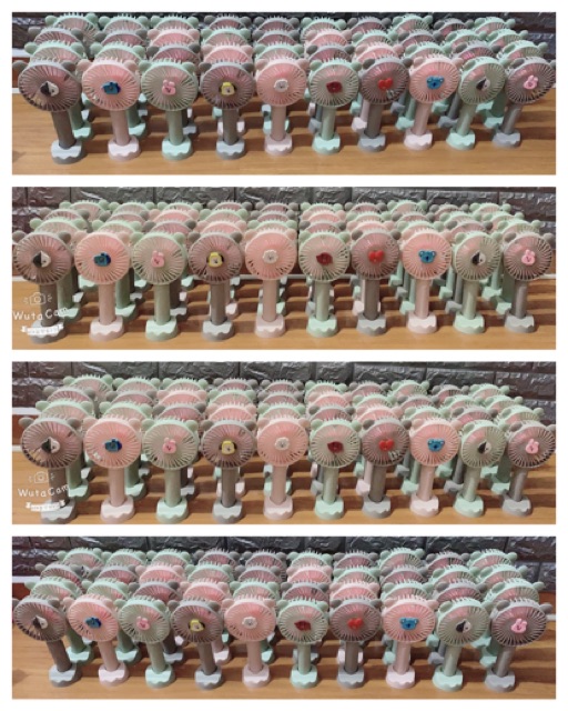 Xả thanh lý Quạt cầm tay BT21 - BTS - KPOP có pin sạc