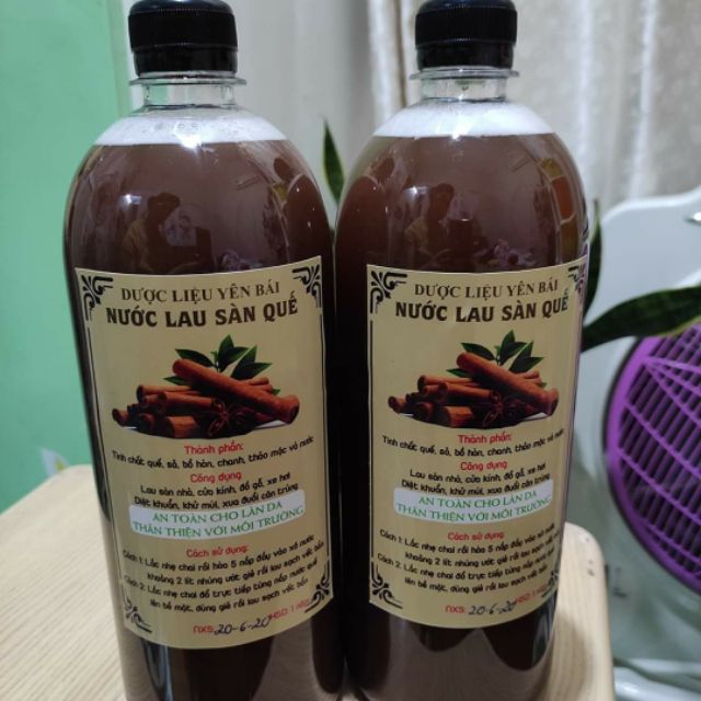 Nước lau sàn sả quế