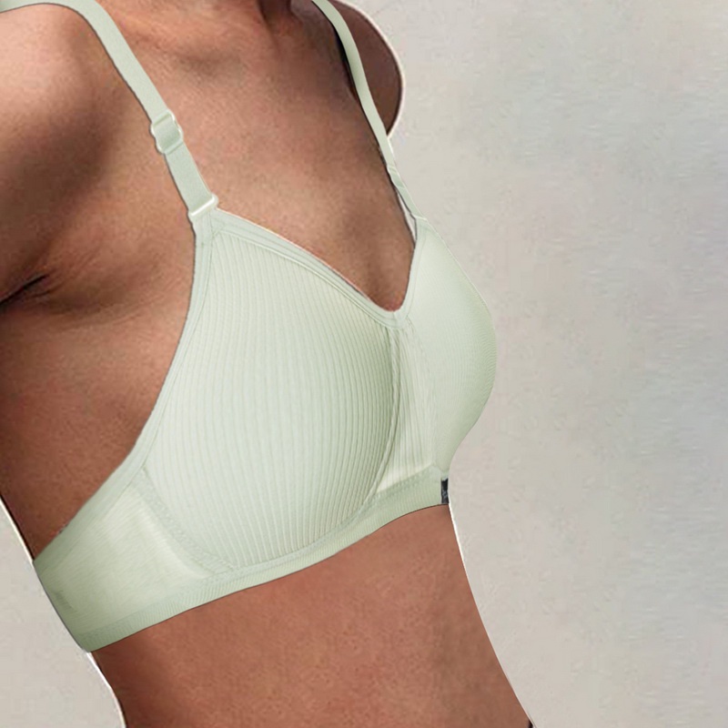 Áo Ngực Cotton Không Đường May Size 32-38AB Thời Trang Gợi Cảm Cho Nữ