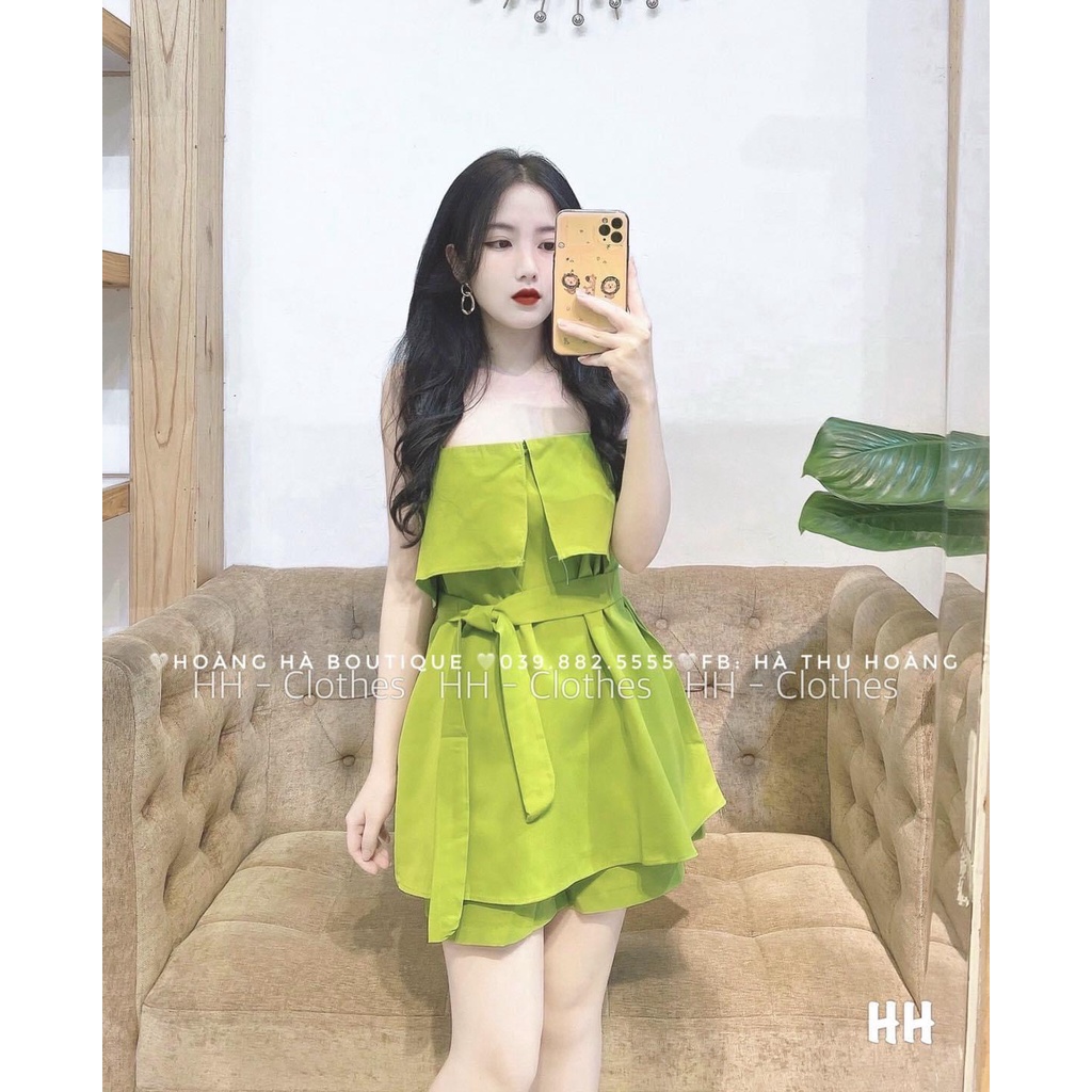 Set 2s thô buộc eo quần sooc bộ thô chuẩn l1 hotgirl quần sooc siu đẹp-MINXY SHOP