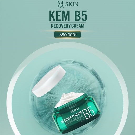 Kem B5 MQ Skin Chính Hãng Recovery Cream B5 Mqskin dưỡng ẩm xóa nhăn phục hồi da sau xài Retinol tái tạo da thay da skin