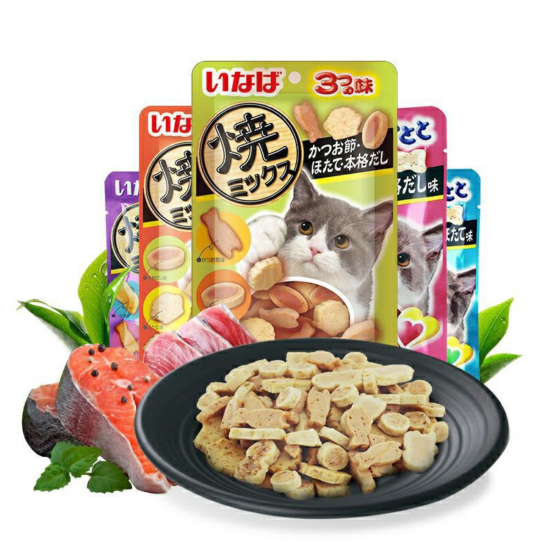 Bánh thưởng cho mèo Ciao Inaba thơm ngon đủ vị túi 30g - Bivido