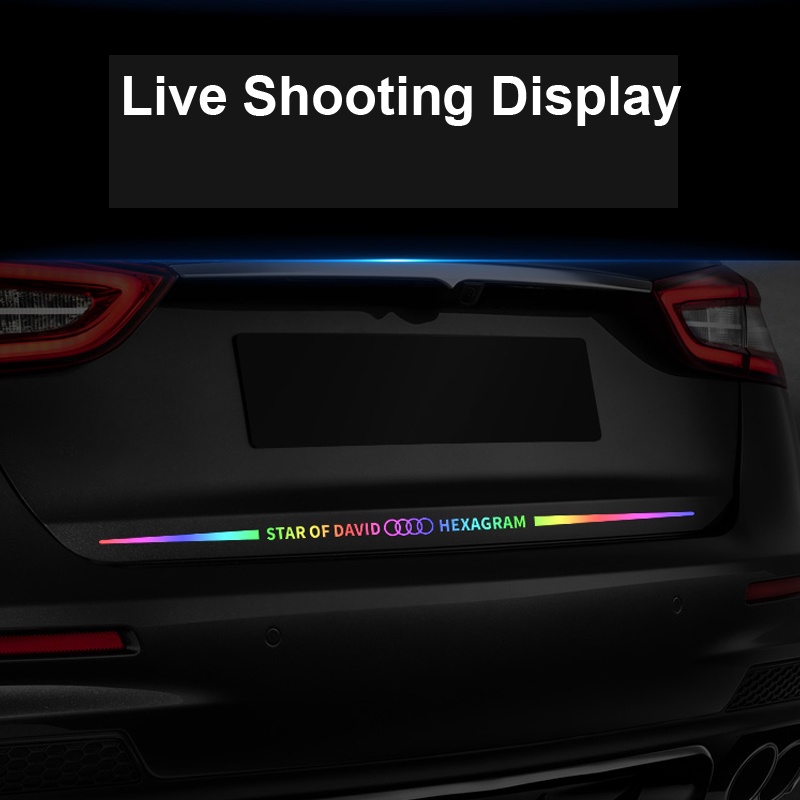 Miếng Dán Logo Phản Quang Nhiều Màu Chống Thấm Nước Cho Xe Hơi