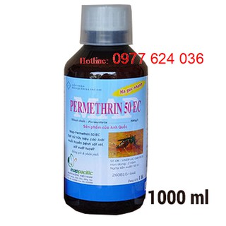 THUỐC DIỆT MUỖI CÔN TRÙNG PERMETHRIN 50EC 1L