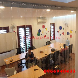 Rèm nhựa pvc ngăn lạnh điều hòa, bán theo nhu cầu khách ( r1.25m x c2,8m)