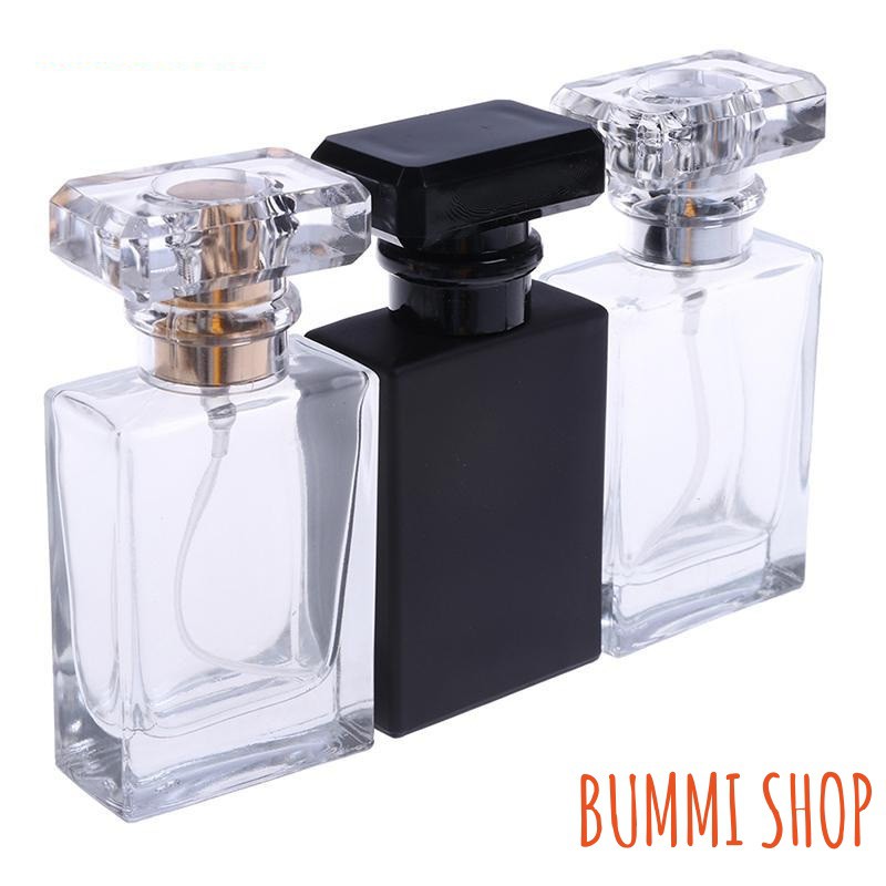Lọ chiết nước hoa 30ml hình chữ nhật / chai lọ chiết mỹ phẩm giá sĩ tận nơi