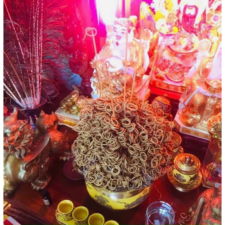 Nhang Thần Tài /Hương,Nhang Tài Lộc Thái Lan Tự Nhiên ít Khói Cuộn Hút Lộc Hàng Chính Hãng