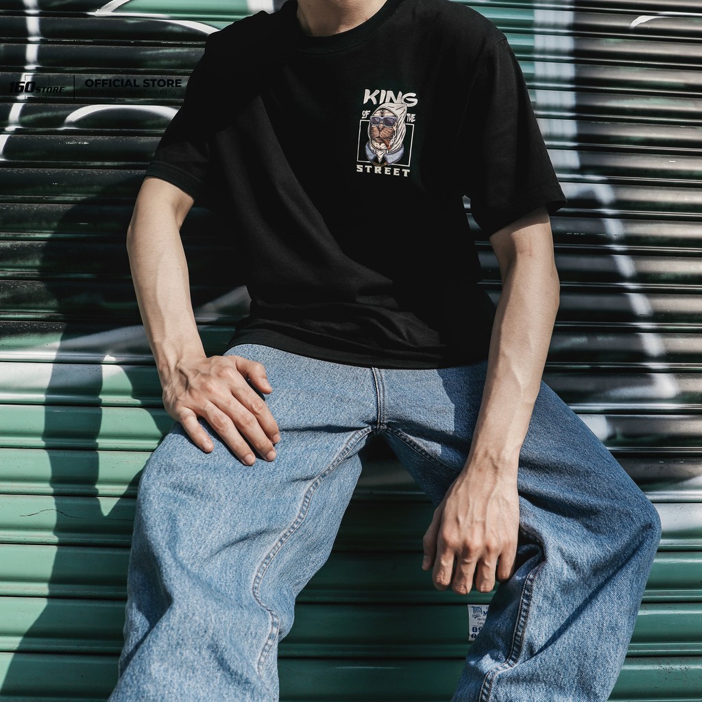 Áo Thun Nam, Áo Phông Nam Cổ Tròn ICON DENIM King Of The Street, Vải Cotton Co Giãn, Form Regular ATEC0002 160STORE | BigBuy360 - bigbuy360.vn