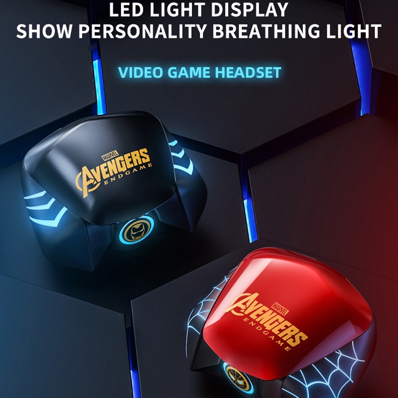 Tai nghe nhét tai không dây DISNEY BTMV15 bluetooth 5.0 độ trễ thấp âm thanh rõ ràng giảm tiếng ồn tích hợp mi cờ rô