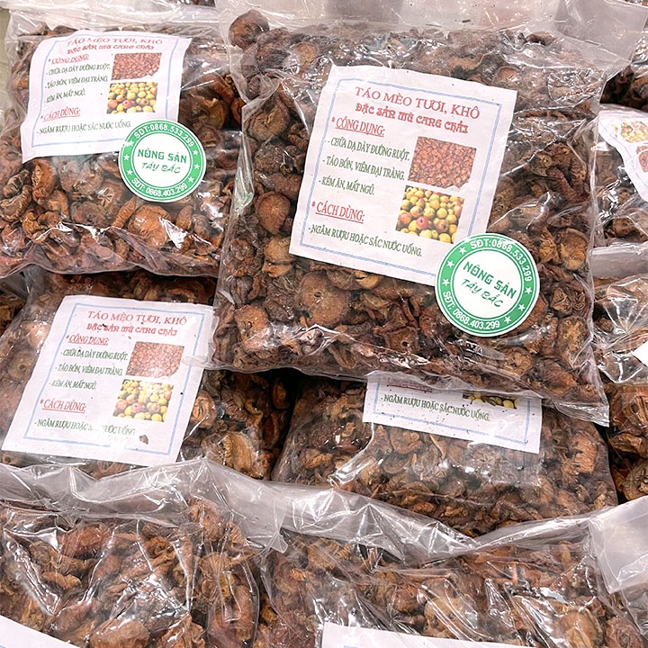 Táo mèo khô ngâm, đặc sản vùng cao Tây Bắc