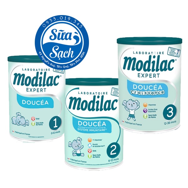 [DATE 2023] Sữa bột Modilac Pháp số 1, 2, 3 - 800g