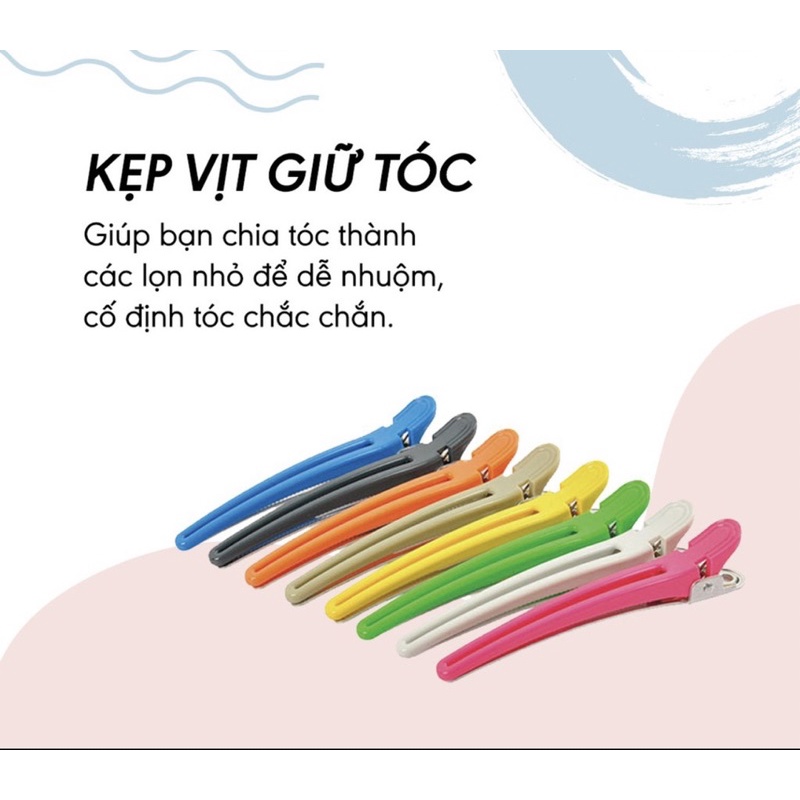 KẸP MỎ VỊT Làm Tóc - Cố Định Tóc Khi Nhuộm