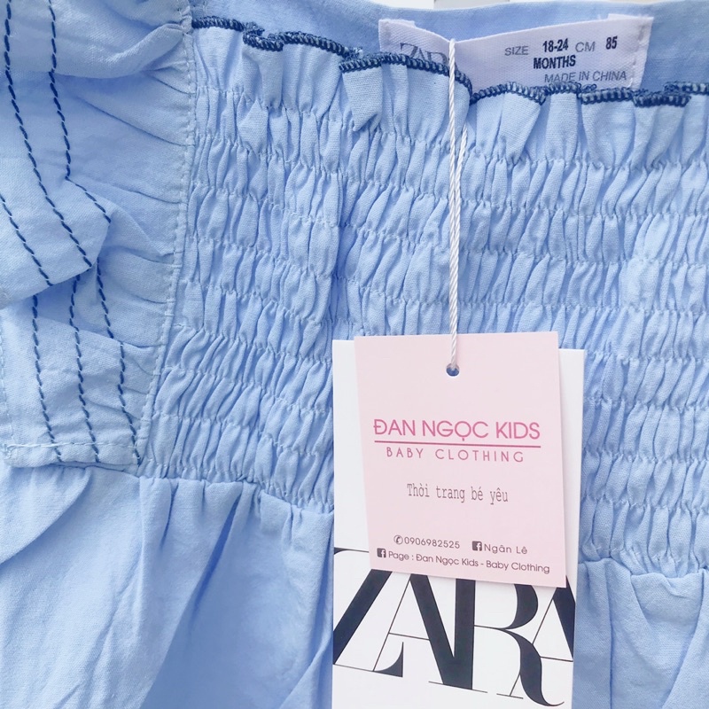 Váy Smock nơ Zara