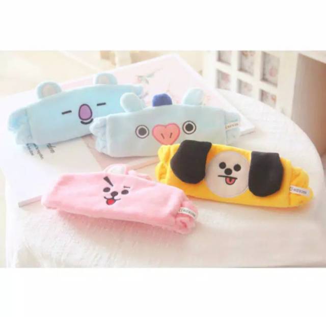 1 Băng Đô Rửa Mặt In Hình Bt21 Dễ Thương Cho Nữ