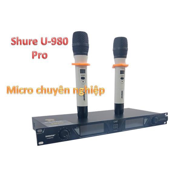 micro không dây shure u980 pro