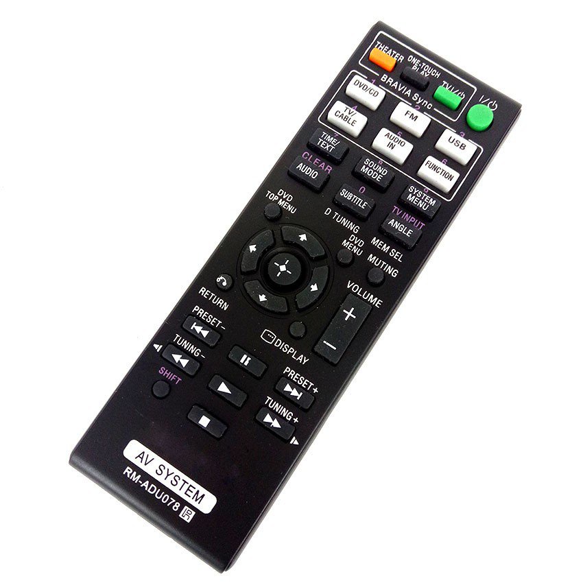 Điều Khiển Từ Xa RM-ADU078 Cho Tv SONY DAV-TZ230 DAV-TZ510 DAV-TZ630 DAV-TZ710 HBD-TZ135 HBD-TZ530