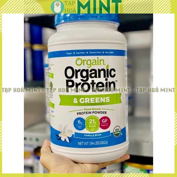 Bột đạm thực vật hữu cơ của Mỹ Orgain organic protein 882g - Tạp hoá mint