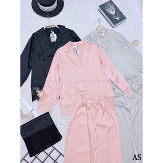 BỘ LỤA 3M PHỐI CHÂN REN CHO NỮ🌷
