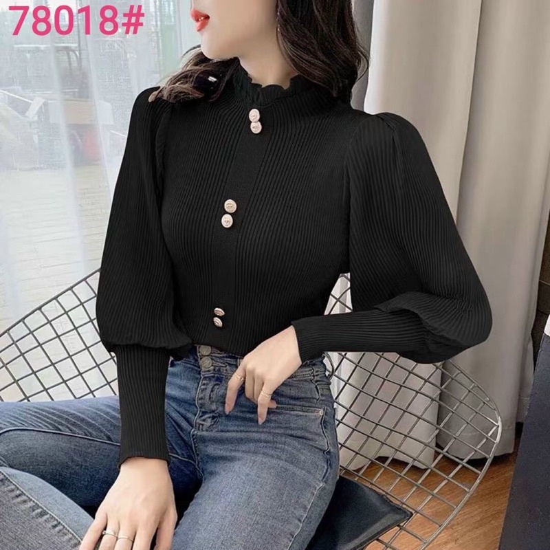 Bán sỉ áo len tay bồng 6 cúc | BigBuy360 - bigbuy360.vn