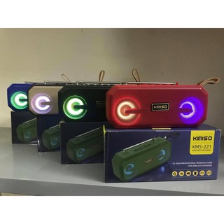 Loa bluetooth kimiso kms-221 tws kết nối cùng lúc 2 loa - siêu bền