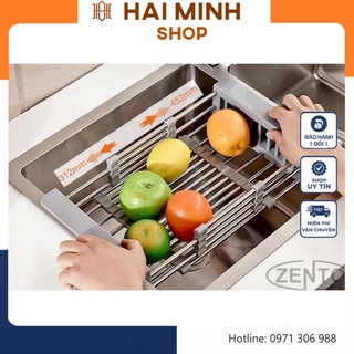 Giá inox để chậu rửa bát - rổ đa năng