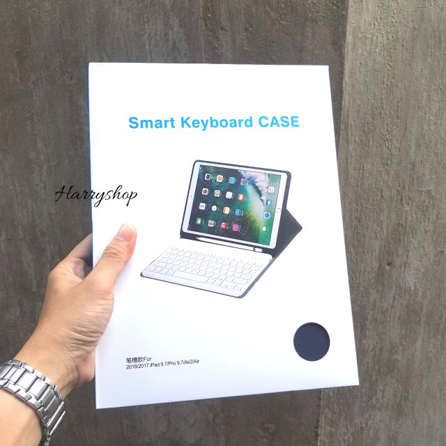 Bao da kiêm bàn phím Bluetooth Ipad 10.2 inch 2019 và Gen 8 2020  Smart Case cao cấp