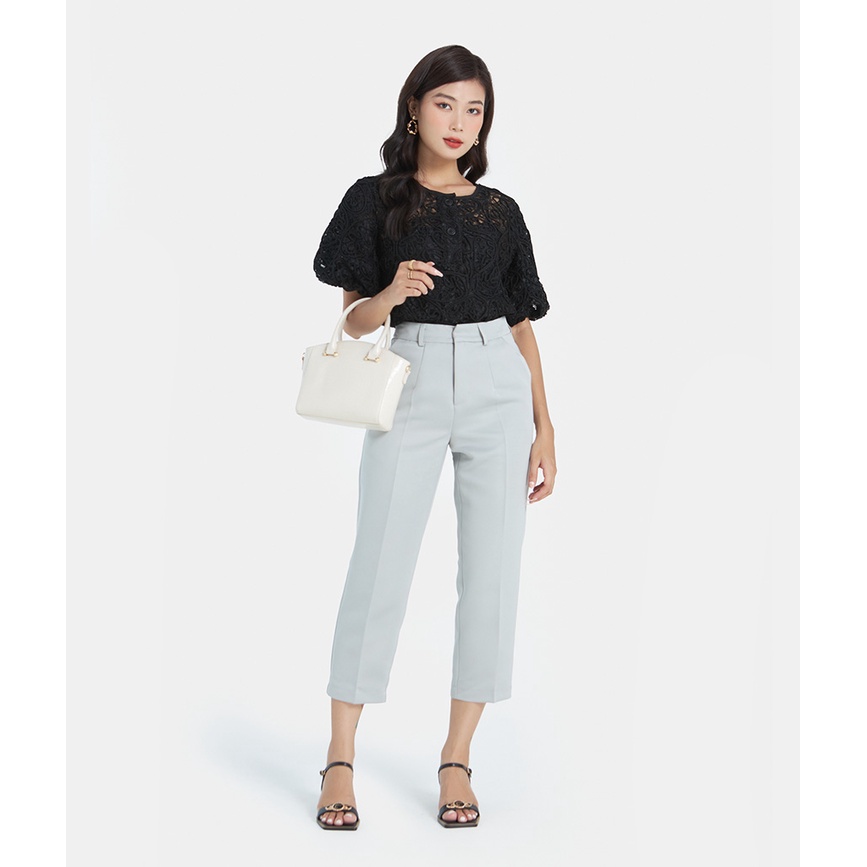 Quần Tây Lụa Thời Trang Nữ HNOSS Ống Đứng HNQDA018