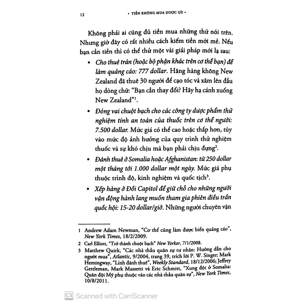 Sách - Tiền Không Mua Được Gì? - Michael Sandel