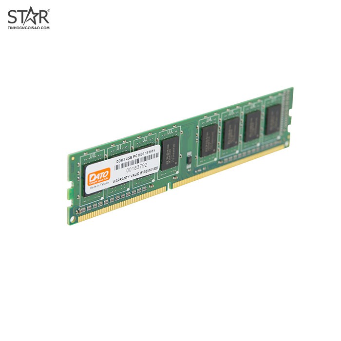 Ram máy tính ddr3 4gb Dato ddr3l 4gb PC Ram3 4g BUS 1600MHZ I Bảo hành 36 tháng I