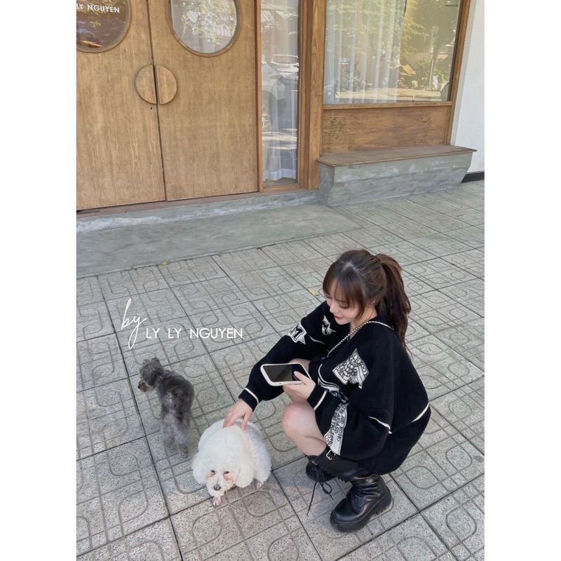 Áo khoác len cao cấp thời trang nữ