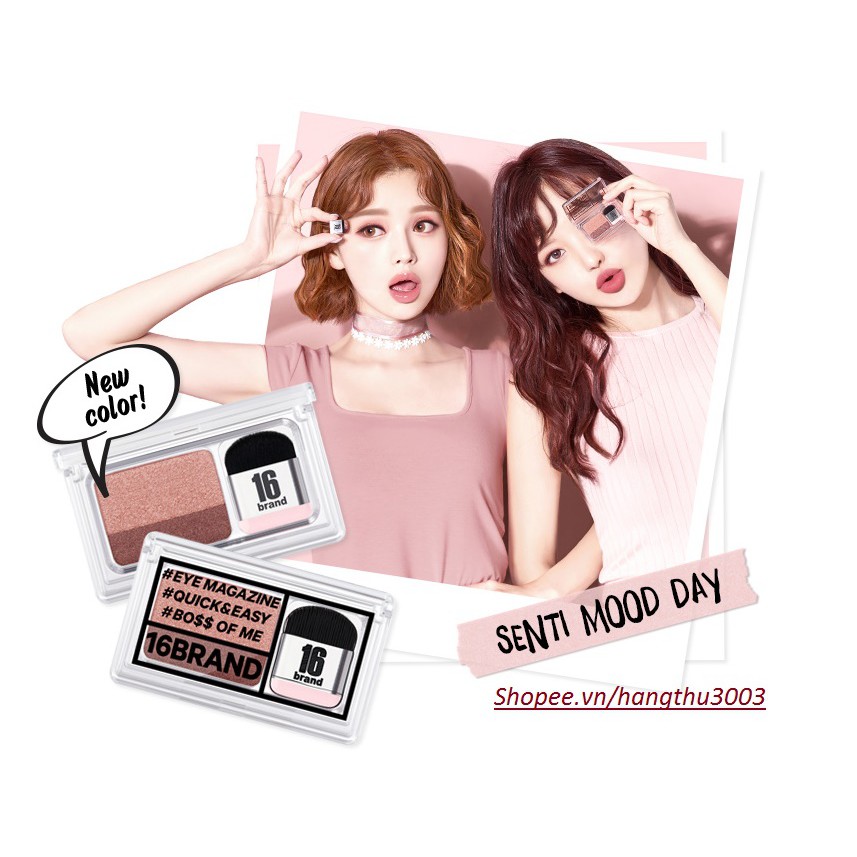 [HOT] Phấn Mắt 2 màu Kèm Cọ Cực Hot 16 Brand Eye Magazine | BigBuy360 - bigbuy360.vn