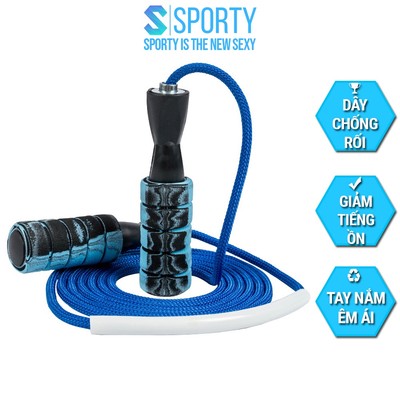 Dây nhảy thể dục giảm cân SPORTY TS39 thiết kế chống rối, độ bền cao
