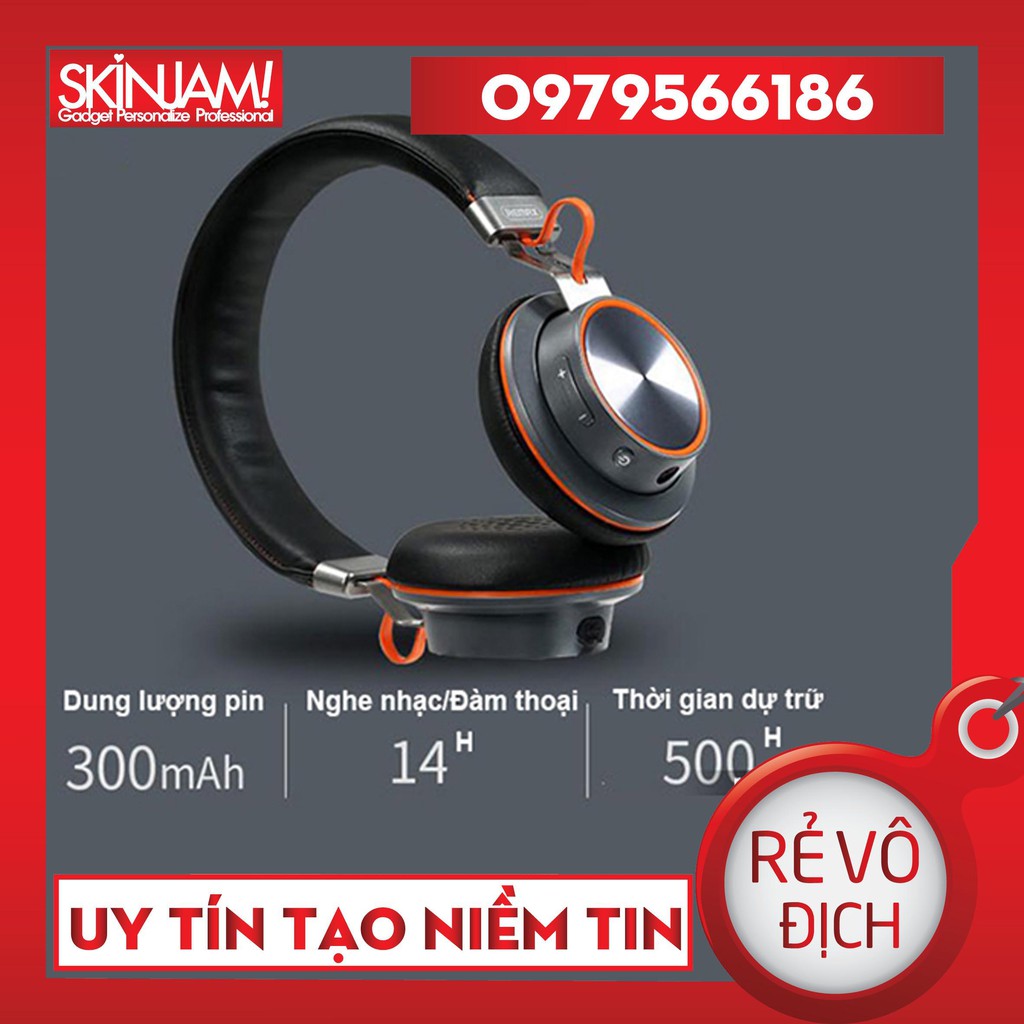 [Mã 267ELSALE hoàn 7% đơn 300K] Tai Nghe Chụp Tai Bluetooth Remax RB - 195HB