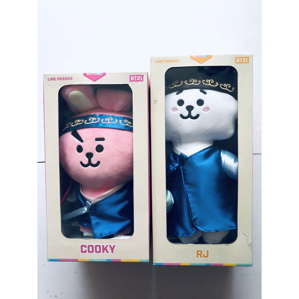 Chính hãng sale sốc BT21 Standing doll Hanbok Edition RJ, Cooky