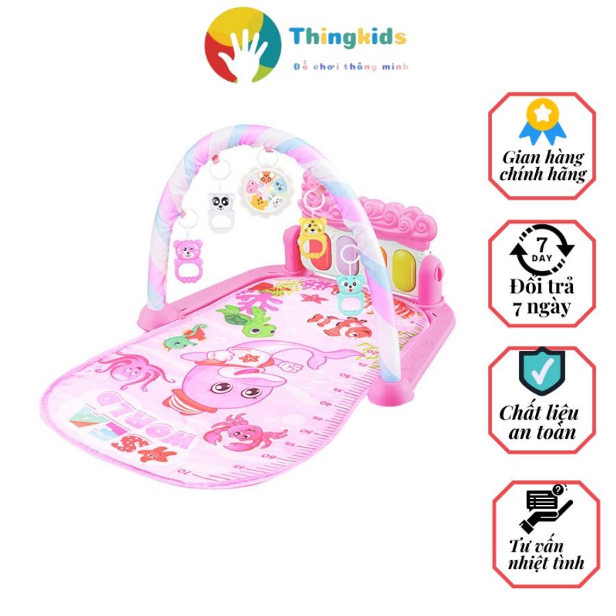Thảm nhạc nằm chơi đàn piano cho bé Fitness Rack - Thingkids