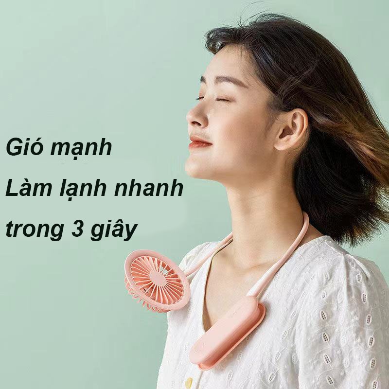 Cha mẹ treo cổ Quạt nhỏ Sạc cầm tay Mini Sinh viên Di động Di động Trẻ em Xe đẩy trẻ em Quạt điện nhỏ