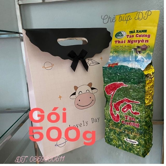 500g Chè búp Tân Cương Thái Nguyên - Đặc sản chè/Trà nõn Thái Nguyên- Chè hạt cổ- đậm đà