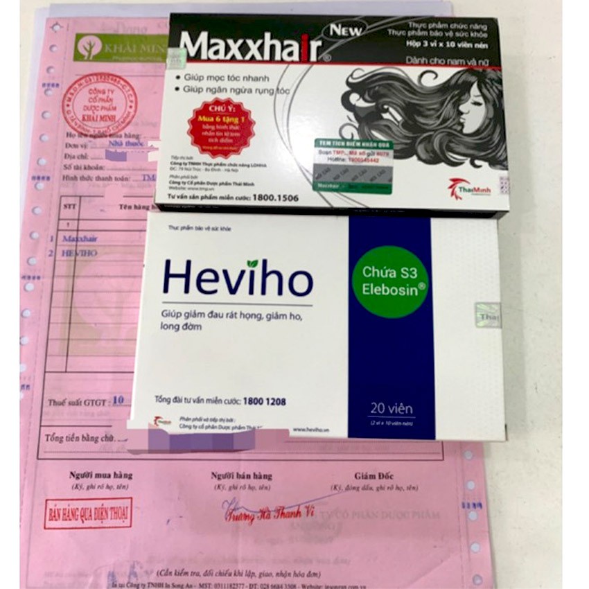 Viên Uống Heviho - Giúp Giảm Viêm Đường Hô Hấp Cấp &amp; Mạn Tính (Hộp 20 Viên)